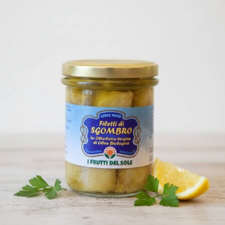 Filetti di Sgombro in Olio Extra Vergine di Oliva Bio 200g