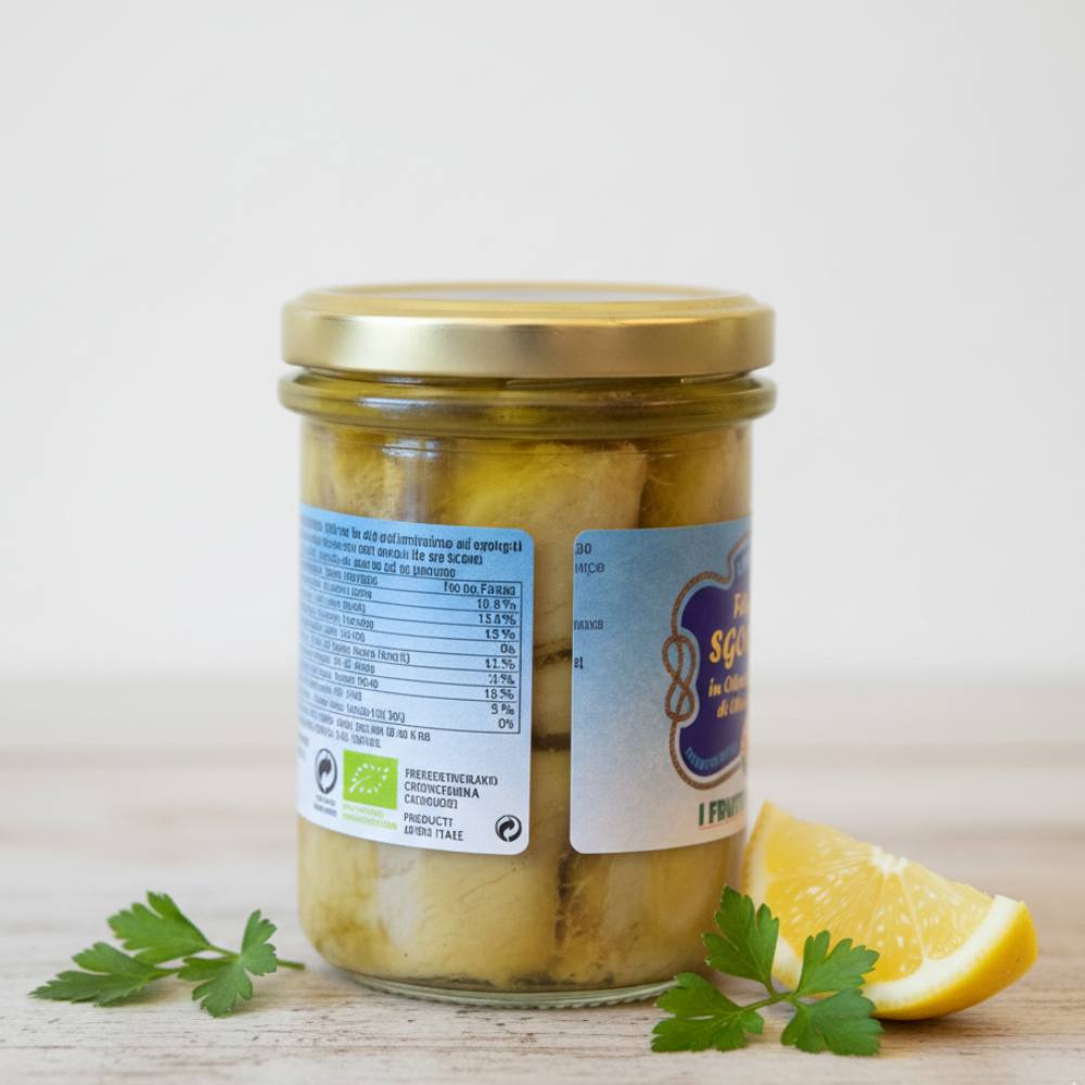 Filetti di Sgombro in Olio Extra Vergine di Oliva Bio 200g - immagine 2