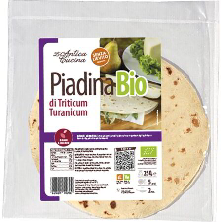 Piadina di triticum turanicum L'antica cucina